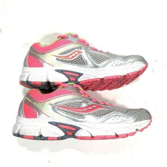 Saucony Cohesion 10 LTT Walking Running Shoes Girl’s Sz 5M  ~ SY57143‎ - Picture 5 of 8